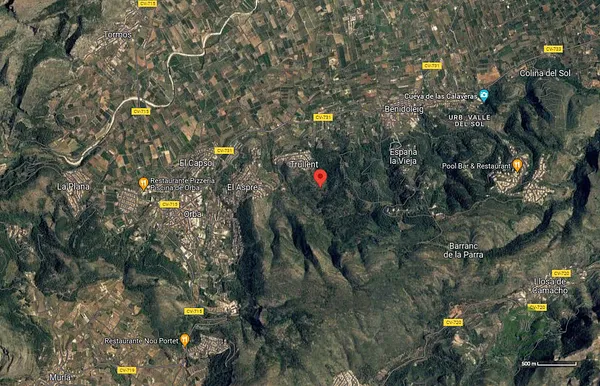 Finca rústica de 25,49 ha en venta en Orba, Alicante