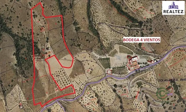Finca agrícola de 6,1159 ha en venta en Murtas, Granada