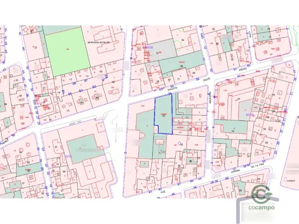 Terreno urbano de 0,071 ha en venta en Manzanares, Ciudad real