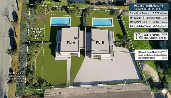 Terreno urbano de 0,1577 ha en venta en Tres cantos, Madrid