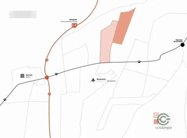 Terreno urbano de 0,03 ha en venta en Salta