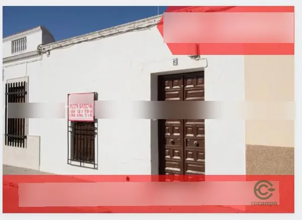Casa de 0,014 ha en venta en Villafranca de los barros, Badajoz