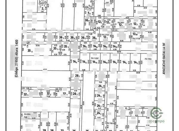 Terreno urbano de 0,0137 ha en venta en Santa fe