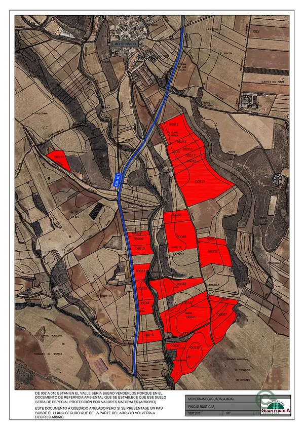 Finca agrícola de 61,2 ha en venta en Guadalajara