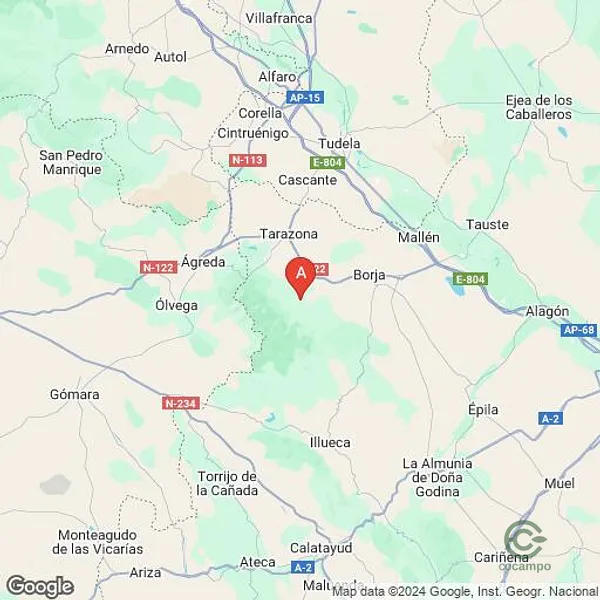Finca rústica de 0,0086 ha en venta en Alcalá de Moncayo, Zaragoza