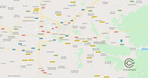 Finca rústica de 0,19 ha en venta en Arlanzón, Burgos