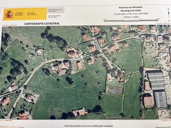 Terreno urbano de 0,13 ha en venta en Siero, Asturias