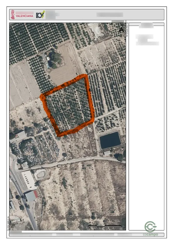 Finca agrícola de 1,0816 ha en venta en Jacarilla, Alicante