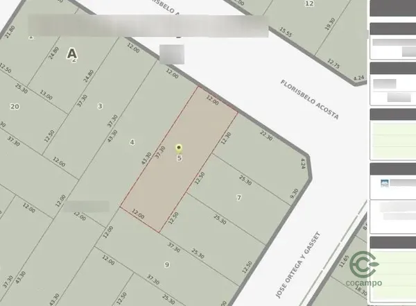 Terreno urbano de 0,0448 ha en venta en Buenos aires