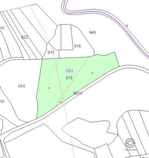 Finca agrícola de 0,51 ha en venta en Cotobade, Pontevedra