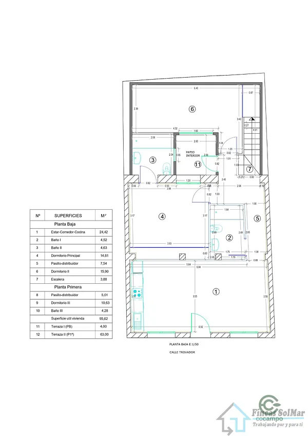 Casa de 0,008 ha en venta en Valencia