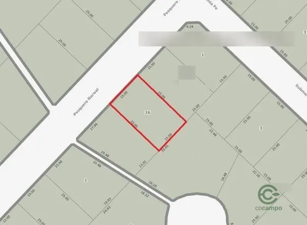 Terreno urbano de 0,0375 ha en venta en Buenos aires