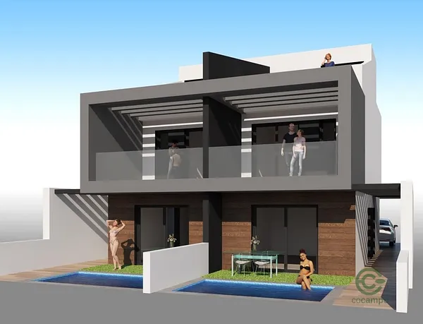 Casa de 0,0096 ha en venta en Santiago de la ribera, Murcia