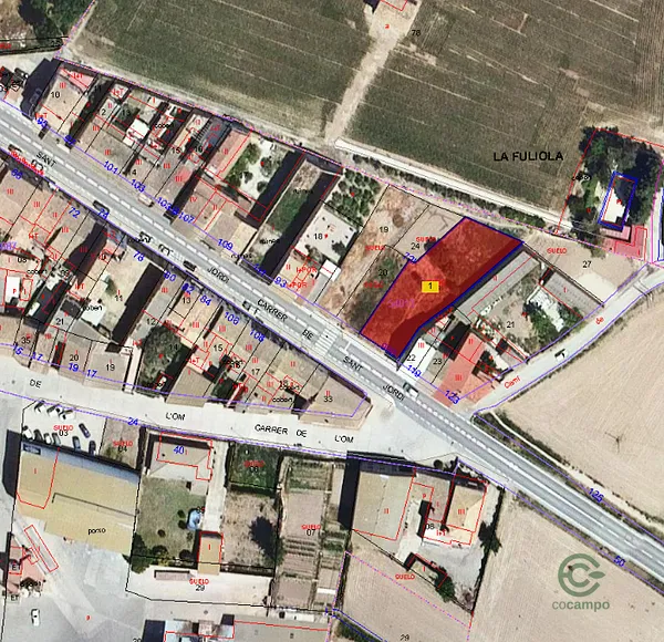 Finca rústica de 0,0883 ha en venta en Fuliola, La, Lérida