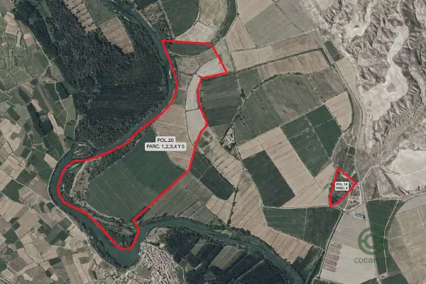 Finca agrícola de 89 ha en venta en Zaragoza