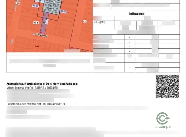 Terreno urbano de 0,05 ha en venta en Santa fe