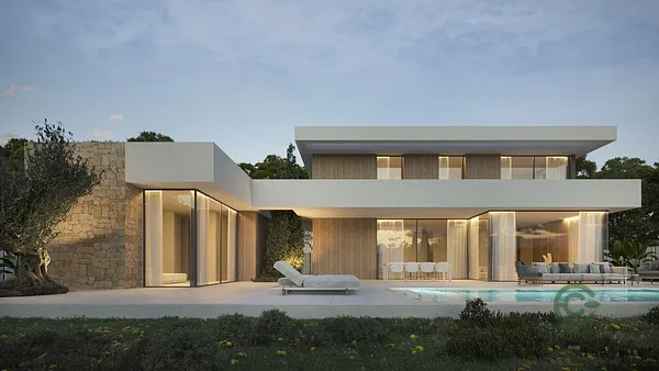 Casa de 0,0814 ha en venta en Moraira, Alicante