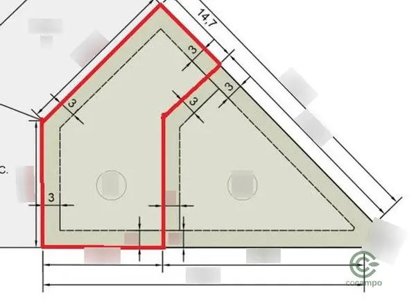 Terreno urbano de 0,14 ha en venta en Buenos aires