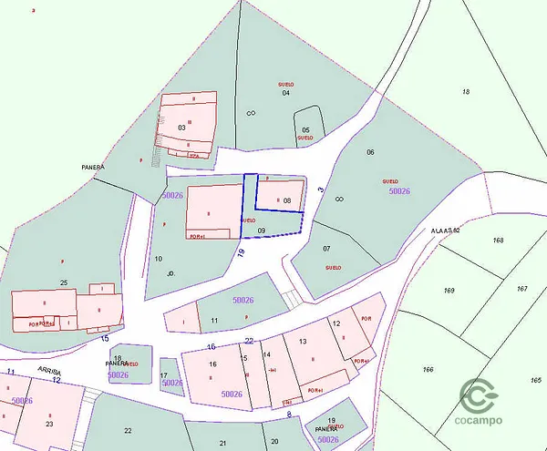 Finca rústica de 0,0054 ha en venta en Cabranes, Asturias